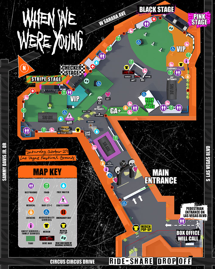 When We Were Young festival map